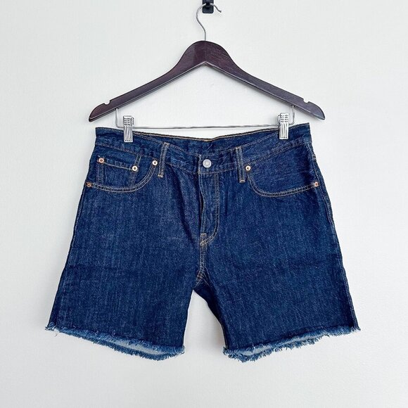 Levi’s 501 CT Cutoff Denim Shorts - Size 28 - Picture 1 of 4